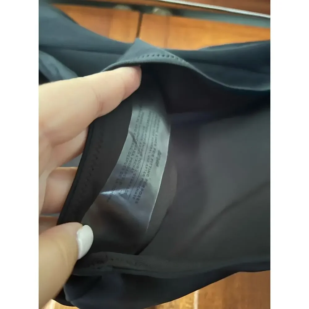 NWOT Aerie Women's Full Coverage Bikini Swim Bottom True Black Size XXL